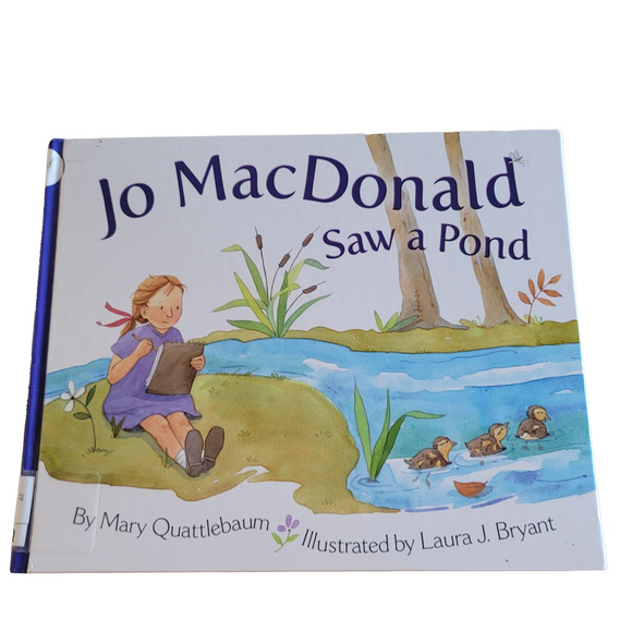 Jo McDonald Saw A Pond Hardcover Children's Book - Picture 1 of 5